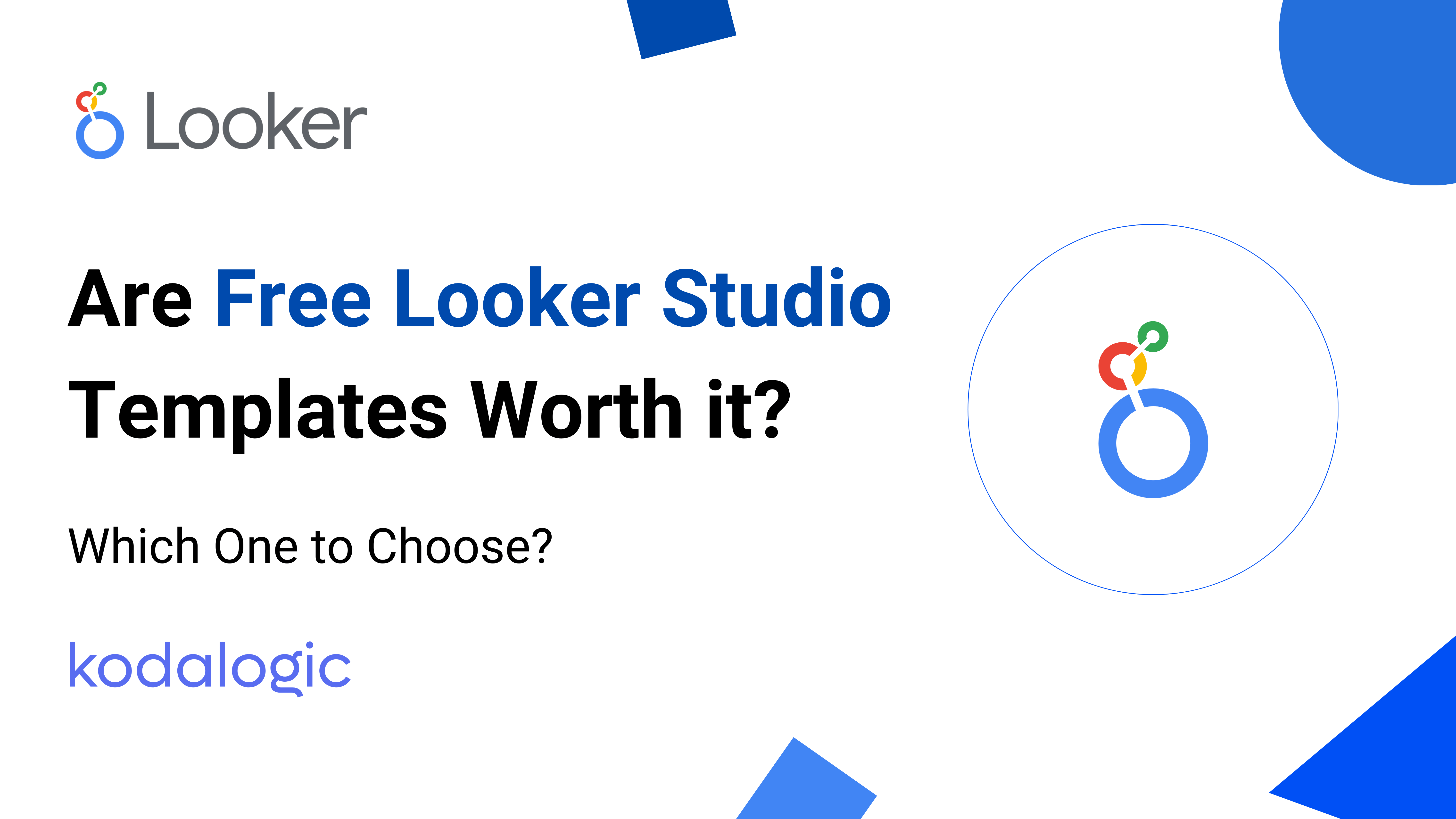 Post Cover - Are Free Looker Studio Templates Enough for Your Business?