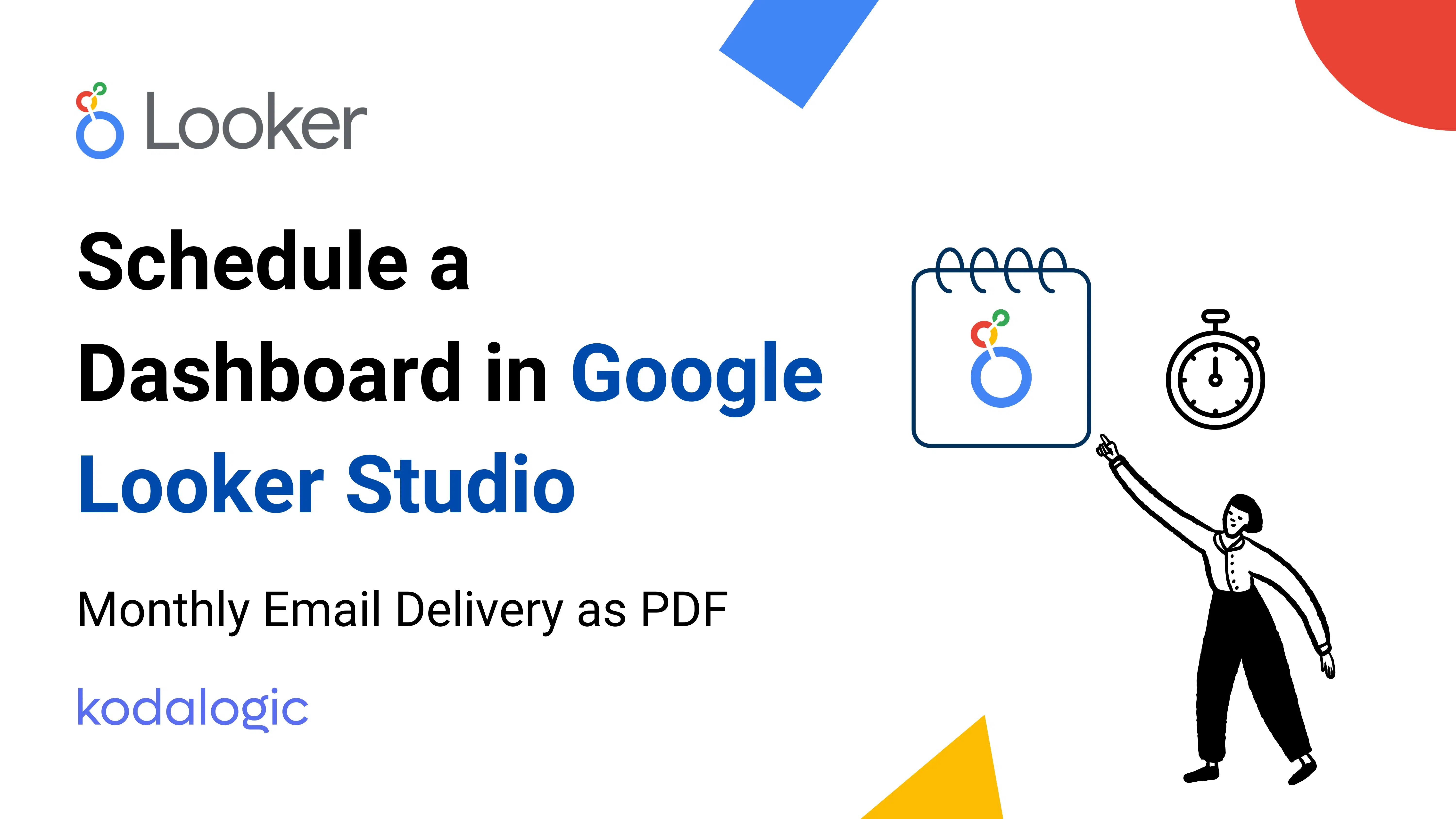 Post Cover - How to Schedule a Dashboard in Google Looker Studio for Email Delivery