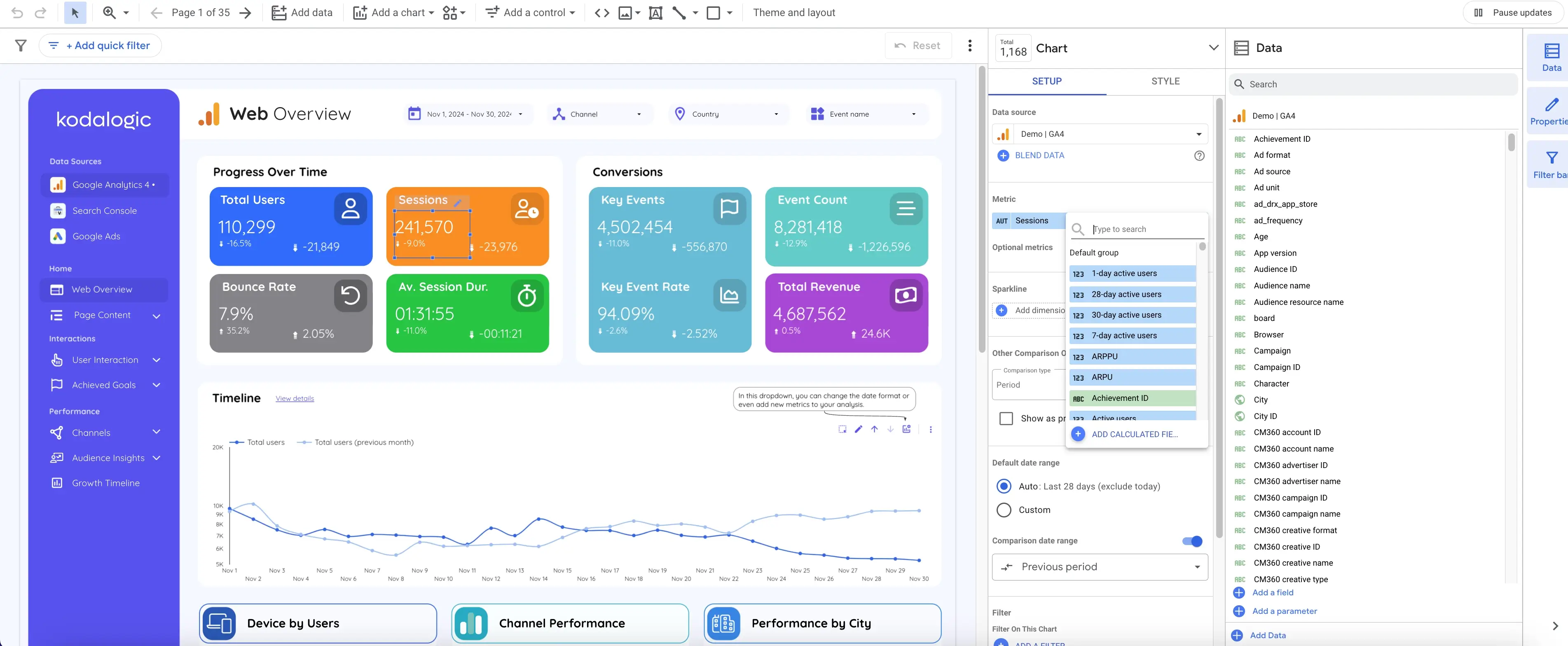 Overview of a Looker Studio pricing comparison showing free and pro features, emphasizing cost-effectiveness and enterprise-grade functionality.